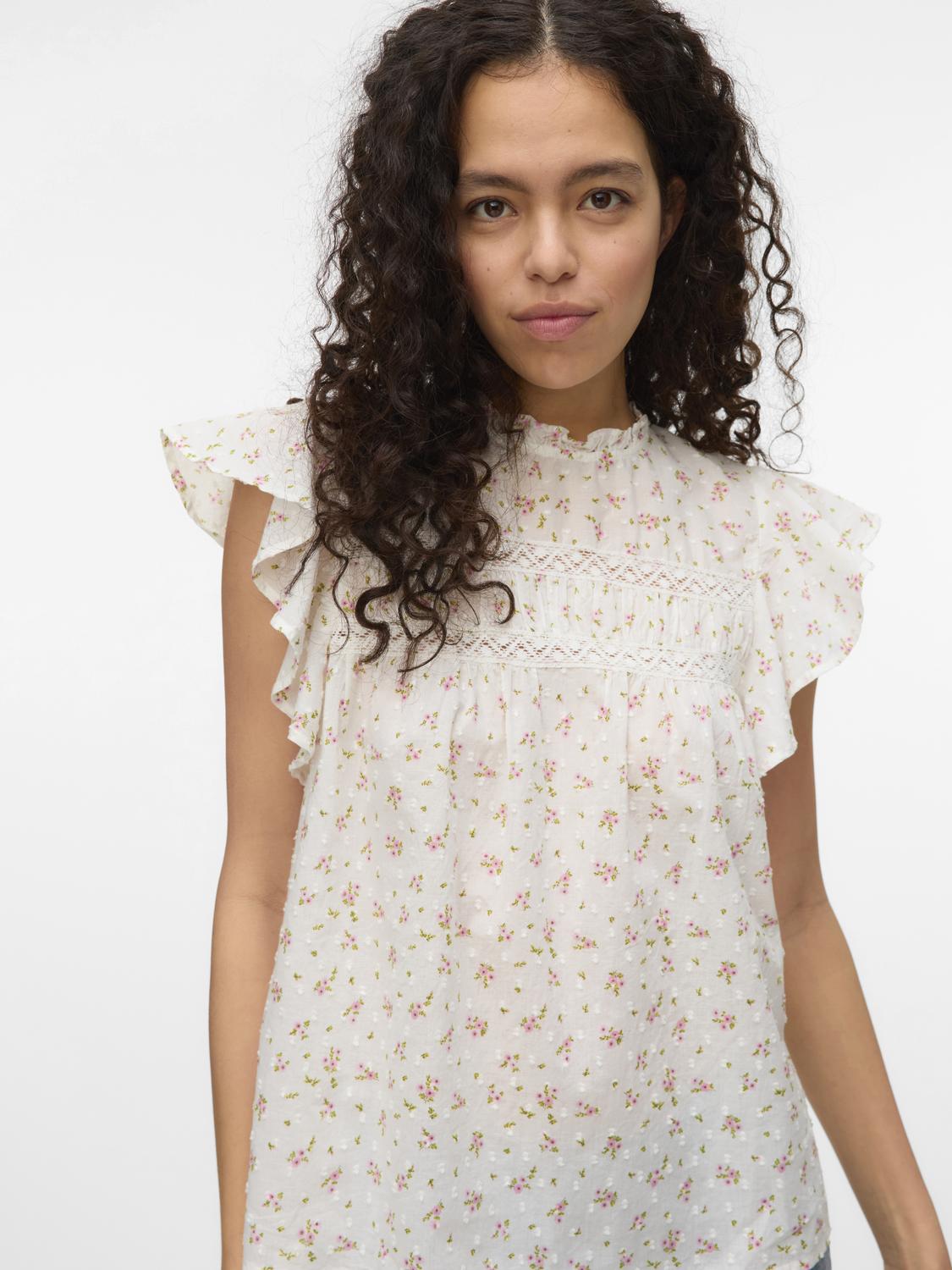 VMTRINE Top - Snow White - VERO MODA & VILA Bergvik
